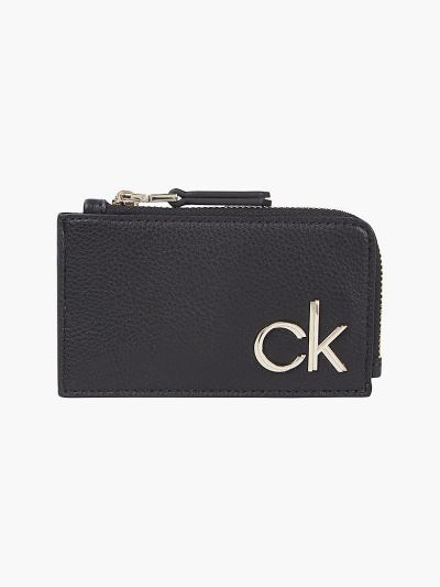 Calvin Klein Táskák & Kiegészítők HU757622 | Calvin Klein Bőr Női Kártyatartó Fekete